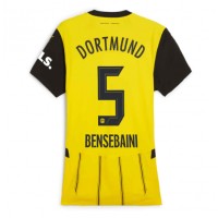 Camisa de time de futebol Borussia Dortmund Ramy Bensebaini #5 Replicas 1º Equipamento Feminina 2024-25 Manga Curta